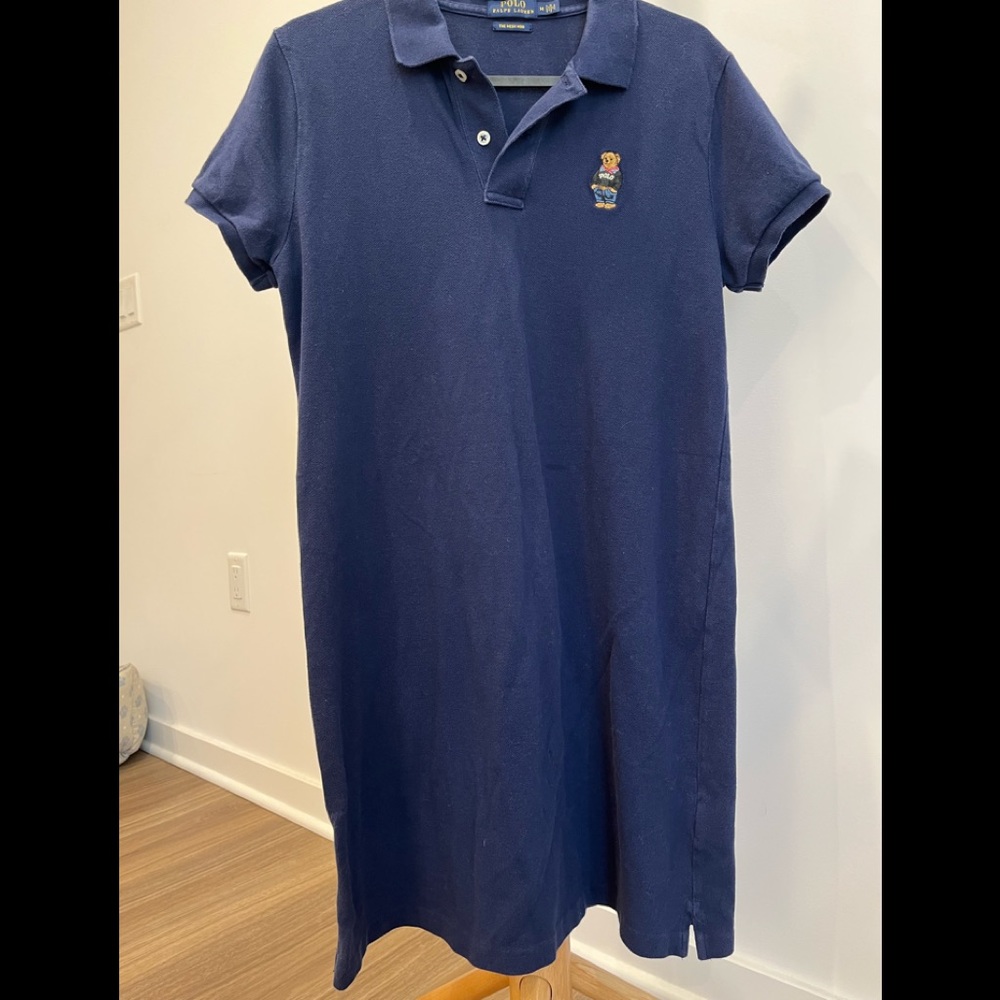Polo Ralph Lauren dress, good condition, dark blue, cotton